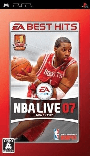 NBA Live 2007 box art for PSP